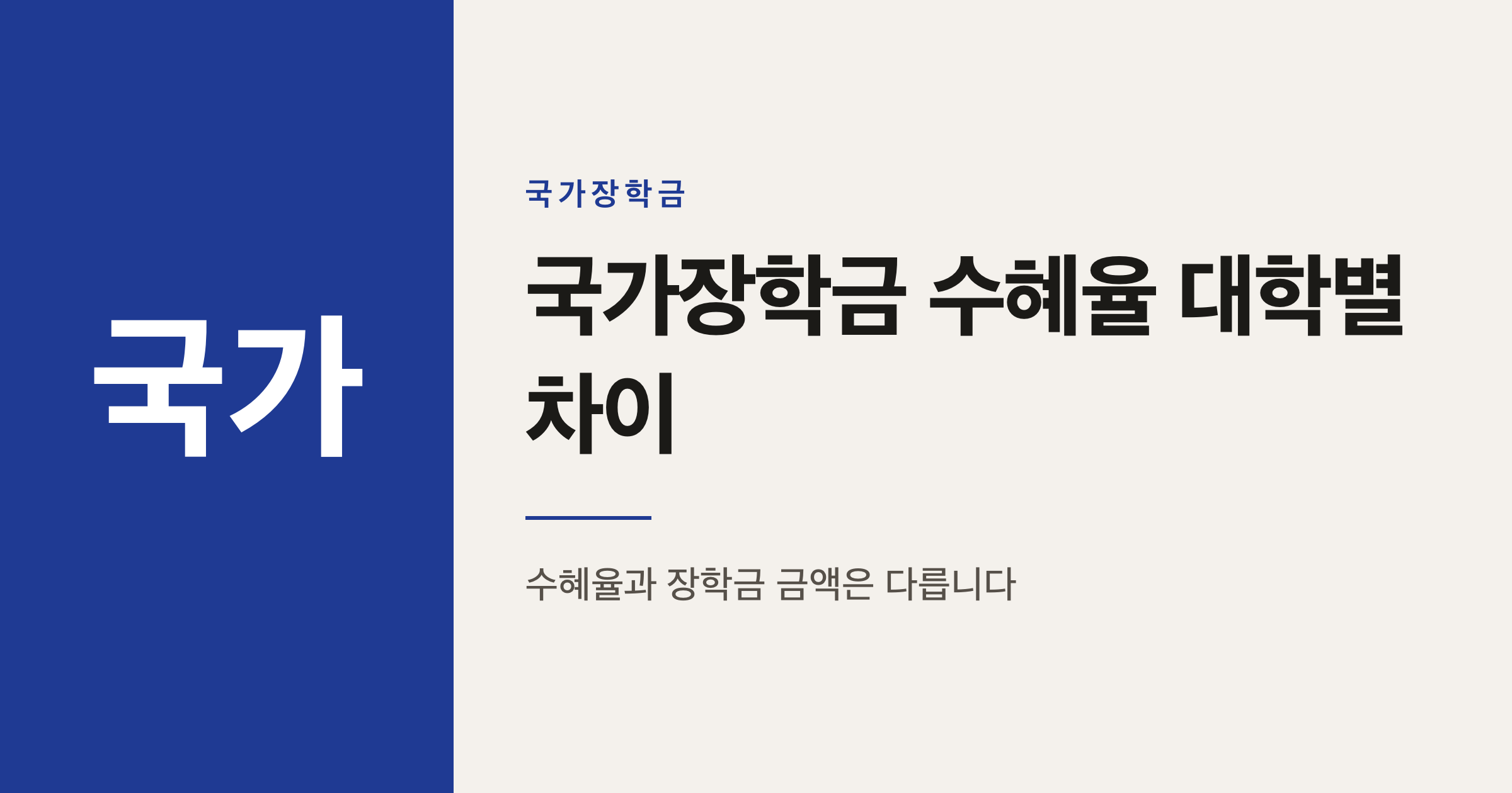전국 대학 국가장학금 수혜율 순위 정리